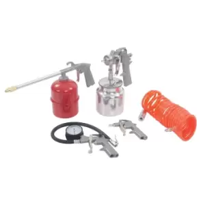 Image of Silverline Air Tools & Compressor Accessories Kit 5pce 633548