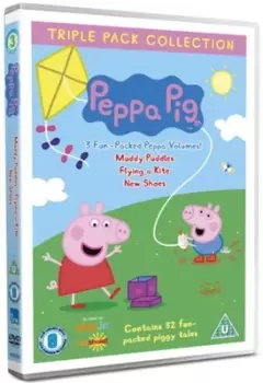Image of Peppa Pig Muddy Puddles/Flying a Kite/New Shoes - DVD