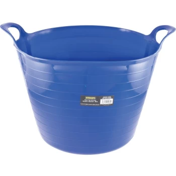 Image of Flexi Tub 42LTR Builders Bucket Blue - Sitesafe