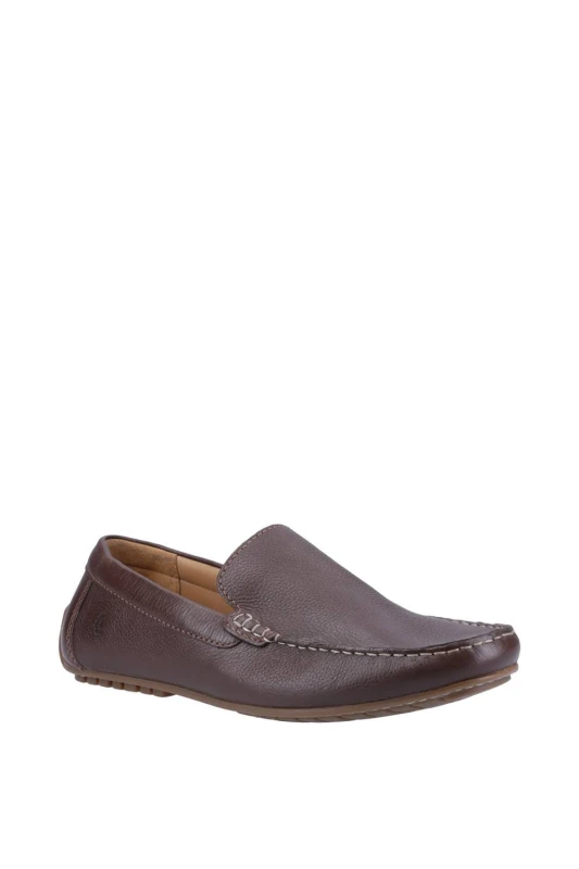 Image of Hush Puppies 'Ralph' Slip On Summer Brown
