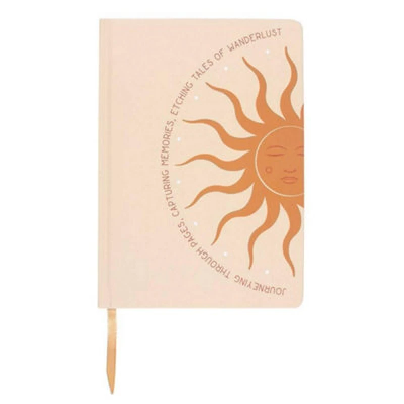 Image of Something Different Something Different Sun A5 Notebook in Beige Beige One Size Unisex 5063693881696