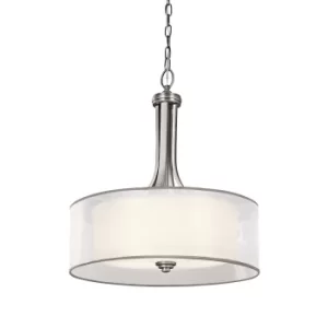 Image of Lacey 4 Light Large Pendant, Antique Pewter, E27
