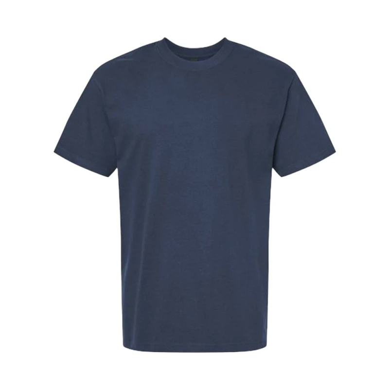 Image of Gildan Mens Hammer Maxweight T-Shirt in Blue Size: Small Blue Male S