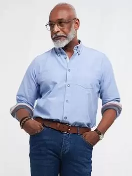 Image of Joe Browns Smarten Up Shirt - Blue Size 2XL, Men