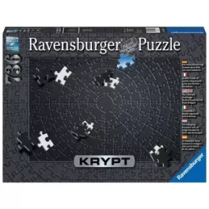 Image of Krypt Jigsaw Puzzle Black (736 pieces)