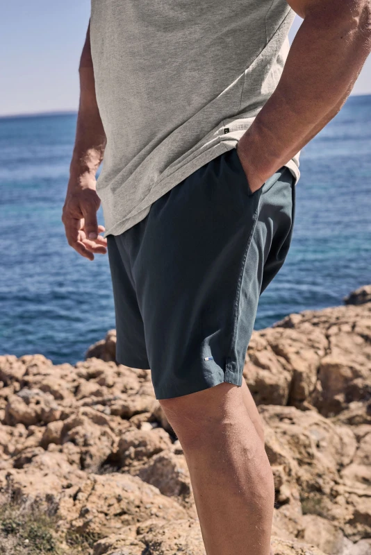 Image of BadRhino BadRhino Men Elasticated Swim Shorts in Blue Size: 4X-Large Blue 4XL Male 5063110324744