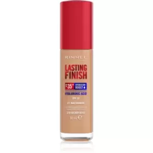 Image of Rimmel Lasting Finish 35H Hydration Boost hydrating foundation SPF 20 shade 210 Golden Beige 30ml