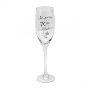 Image of Juliana 70th Birthday Champagne Flute