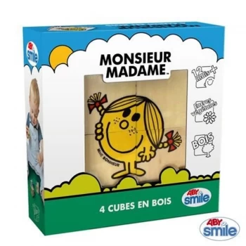 Image of MR. Men LITTLE MISS - Wood - 4 cubes