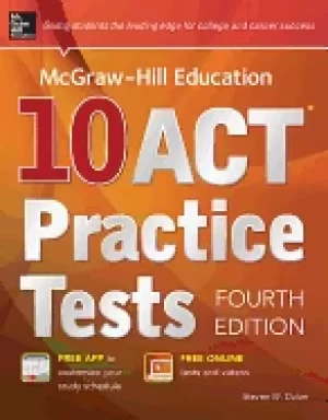 Image of mcgraw hill education 10 act practice tests fourth edition