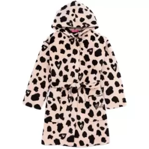 Image of Barbie Girls Dressing Gown (7-8 Years) (Black/Brown)