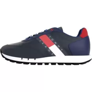 Image of Tommy Jeans Leather Runner - Blue