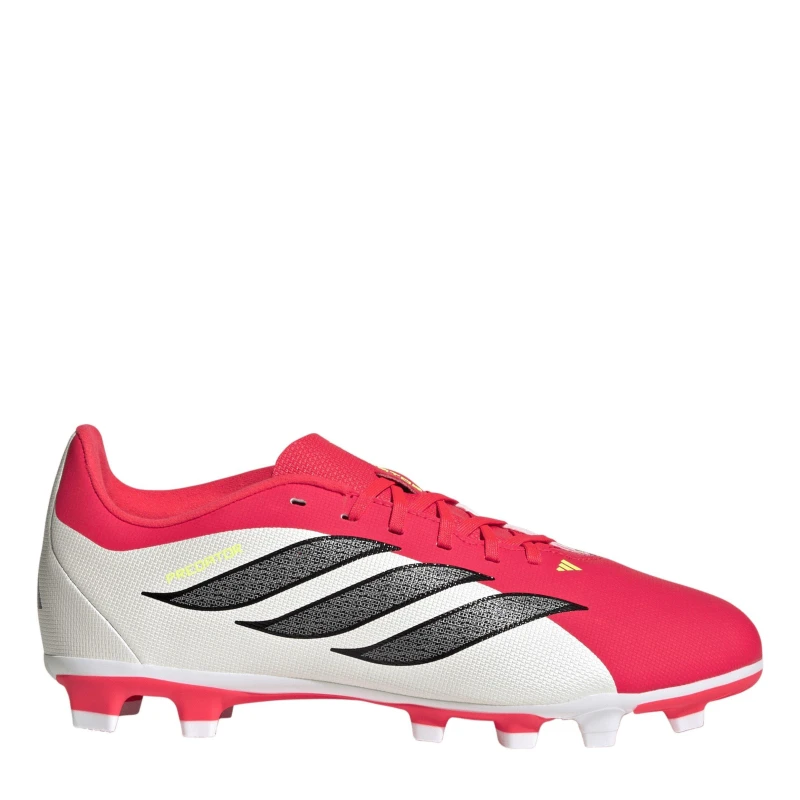 Image of adidas Childrens adidas Predator Club Firm Ground Football Boots Red/Blk/White male 1 (33)