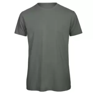 Image of B&C Mens Favourite Organic Cotton Crew T-Shirt (L) (Millennial Khaki)