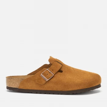 Image of Birkenstock Mens Boston Suede Mules - Mink - EU 41/UK 7.5