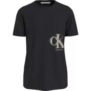 Image of Calvin Klein Jeans CK SPRAY TEE - Black