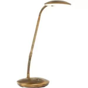 Image of Sienna Zenith LED Desk Task Lamp Bronze Brushed, Plastic Matt