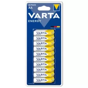 Image of Varta Aa (Lr6) 2.6Ah Batteries, Pack Of 30