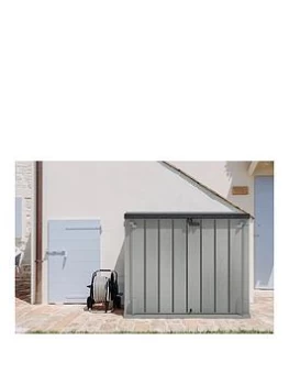 Image of Forest Extra Large Garden Storage Unit / Bin Store - 1200 Litre Grey