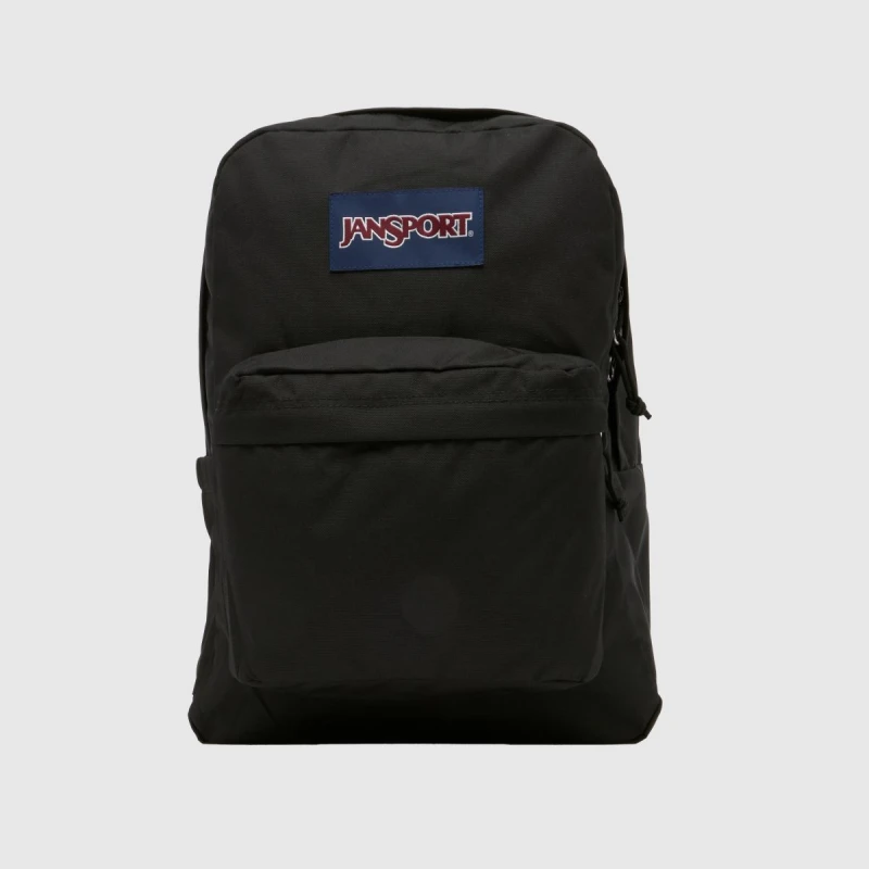 Image of JANSPORT Black superbreak plus backpack Black UK 42x32x14cm
