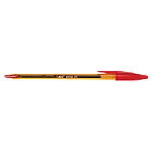Image of BIC Cristal Original Fine Ballpoint Pen 0.3mm Red Pack of 50