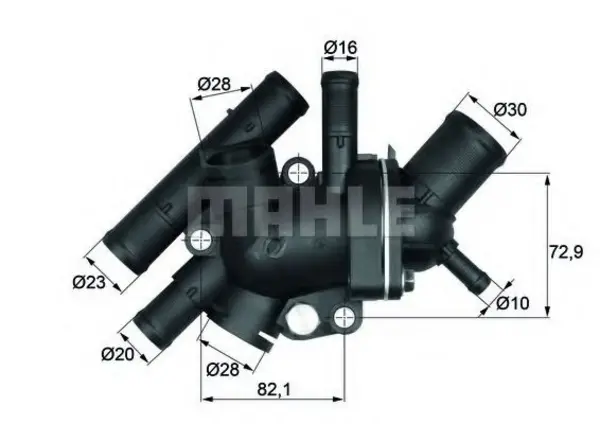 Image of Car TI-134-88 70808597 by MAHLE Original