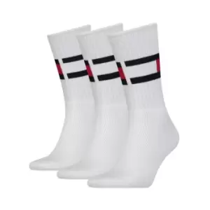 Image of Tommy Hilfiger Sock Flag 3P 00 - White