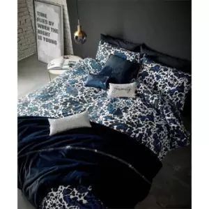 Image of Rita Ora Home Rita Ora Saburo Duvet Cover - Blue