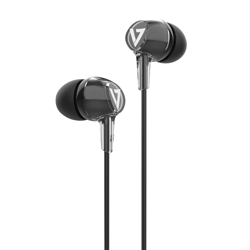 Image of V7 V7 HA220 headphones/headset Wired In-ear Calls/Music/Sport/Everyday Black HA220