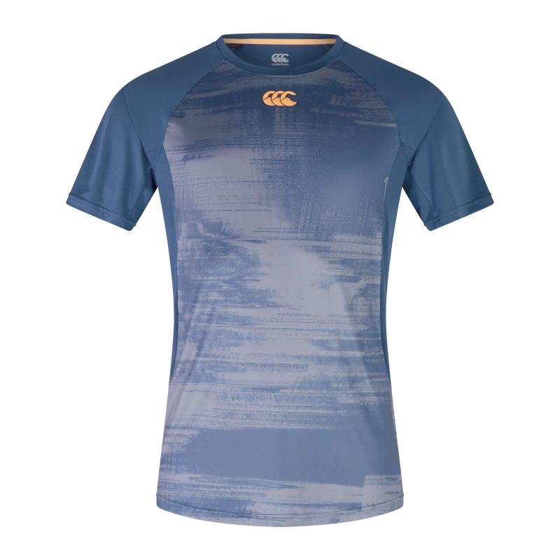 Image of Canterbury Vapodri Super Light Training T-Shirt Mens - Blue Blue S