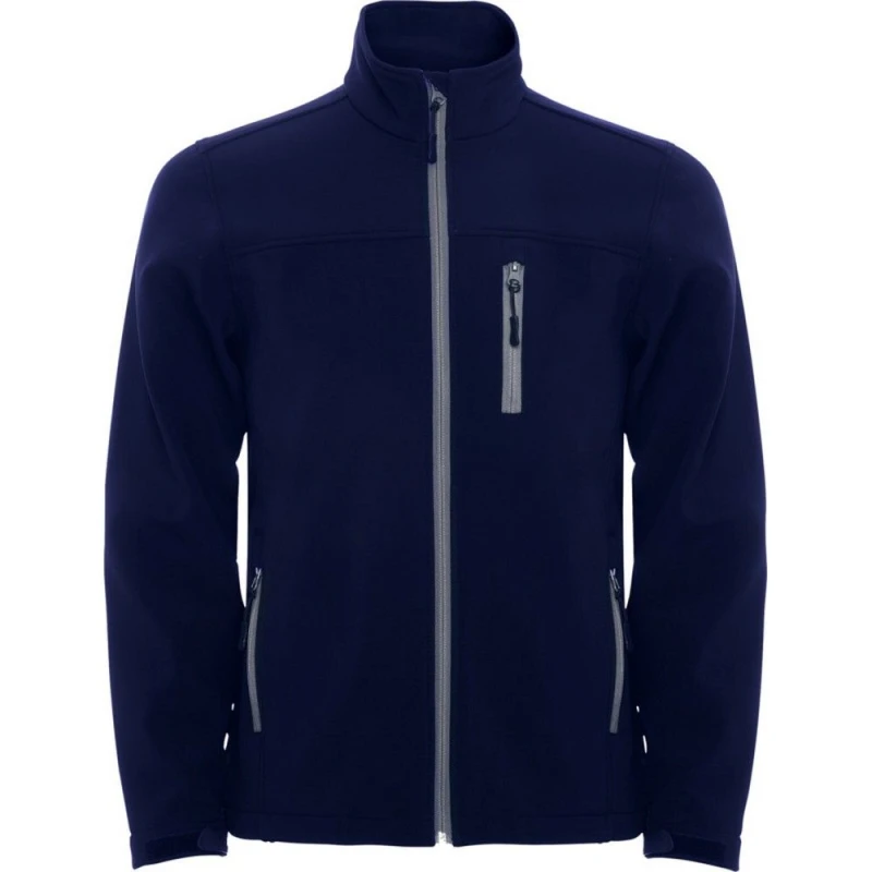 Image of ROLY ROLY Men Antartida Soft Shell Jacket in Navy Size: Small Navy S Male 5063470457373