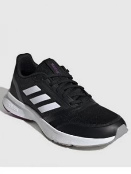 Image of adidas Nova Flow - Black/White, Size 7, Women