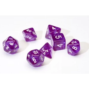 Image of Sirius Dice - Translucent Purple Poly Set