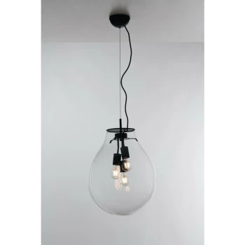 Image of Fan Europe Lighting - Fan Europe Luce_Ambiente_Design - Globe Ceiling Pendant Black, E27