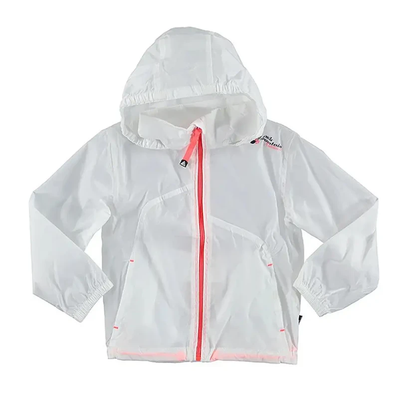 Image of Girls' windbreaker Peak Mountain Blanc Female 5 ans