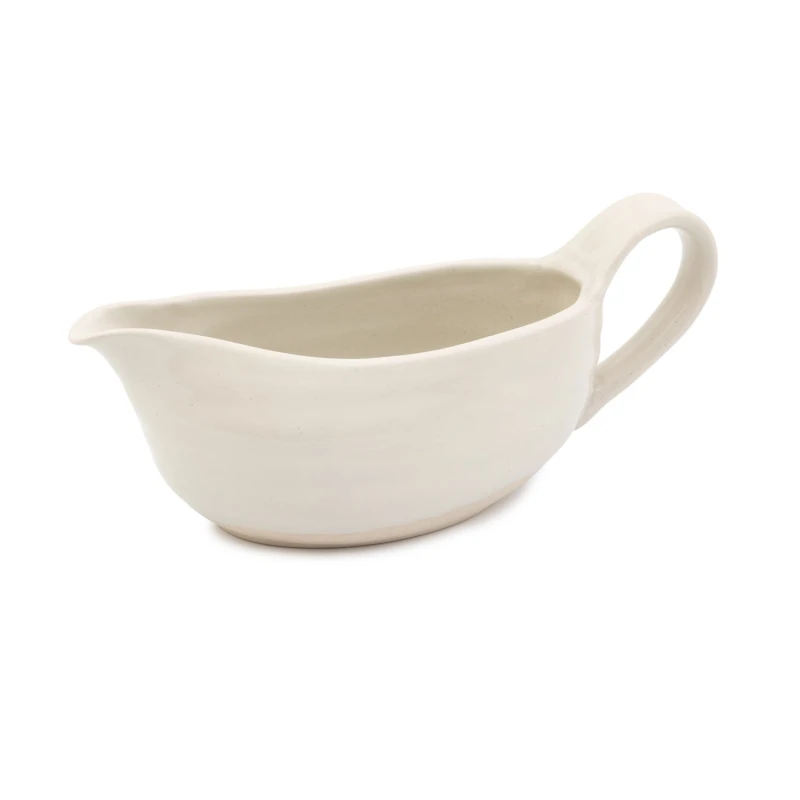 Image of Jamie Oliver Big Love Great Gravy Boat, Stoneware, White, 400ml White