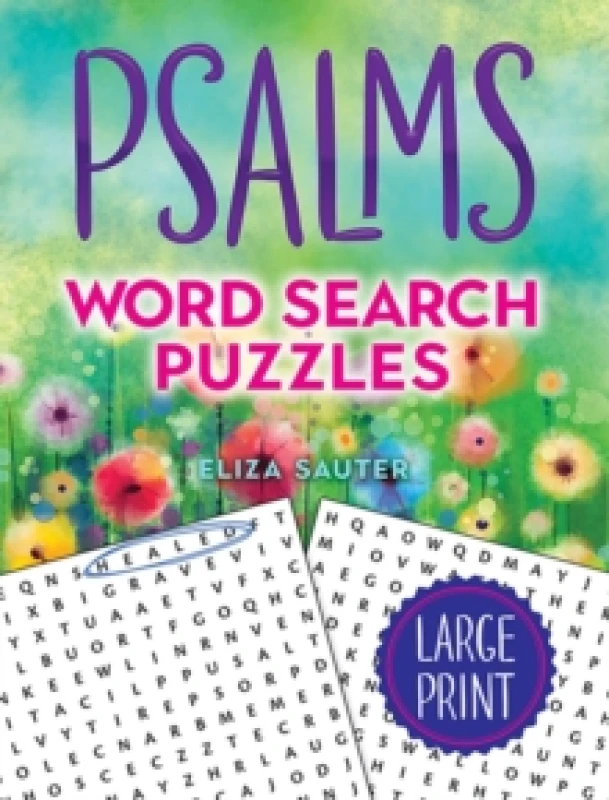 Image of Psalms Word Search Puzzles (Large Print). Paperback. By Eliza Sauter Books