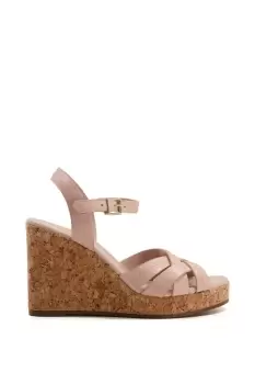 Image of Koral' Leather Wedges