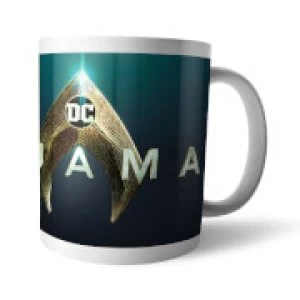 Image of Aquaman Title Logo Mug