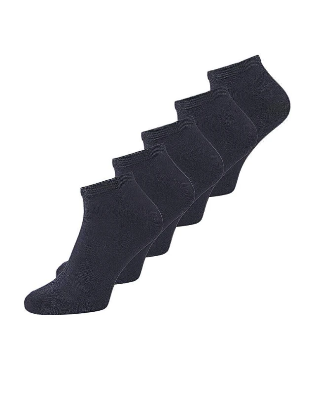 Image of jack & jones Jack & Jones Dongo Socks 5 Pack - Navy Navy Blazer - JACK & JONES - Size: ONE SIZE Navy Blazer Male ONE SIZE JS89701
