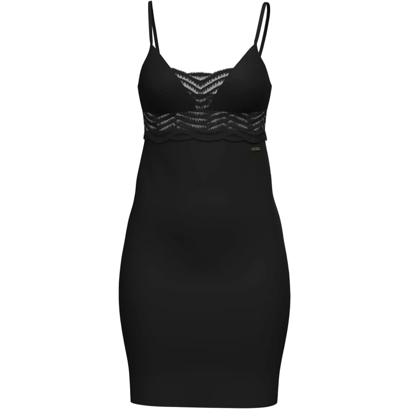 Image of Boss Womens BW Wave Nightie Dress Black female 12 (M)