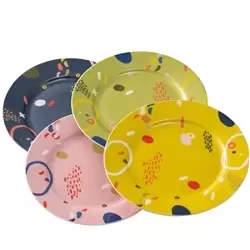 Image of Verdant Tea Plates Set of 4