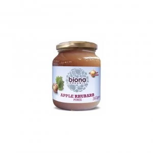 Image of Biona Organic Apple & Rhubarb Puree - No Added Sugar 360g x 6