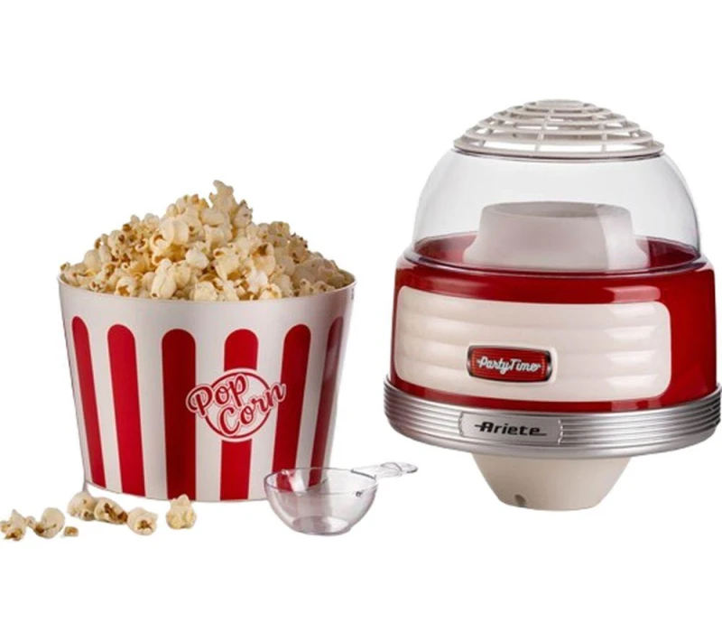Image of ARIETE Party Time ARPK42 Cotton Candy & Popcorn Maker Set - Red 5016368091876