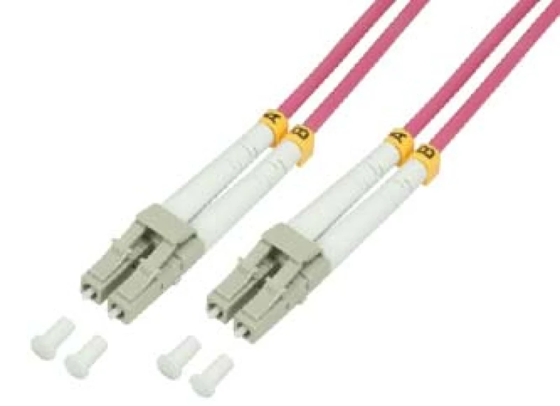 Image of LogiLink FP4LC75 InfiniBand/fibre optic cable 75 m 2x LC Violet