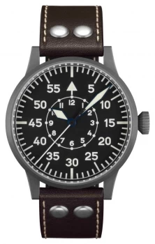 Image of Laco Leipzig Handwinding Pilot Leather 861747 Watch