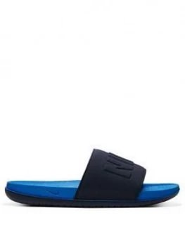 Image of Nike Offcourt Sliders - Blue/Black