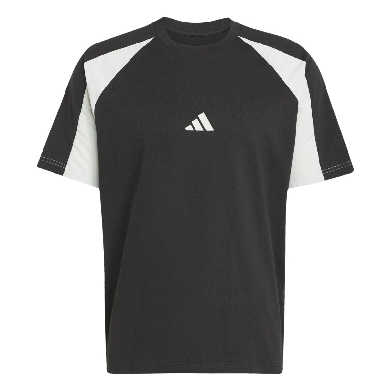 Image of adidas Seasonal Essentials Colorblock T-Shirt Mens Black male S