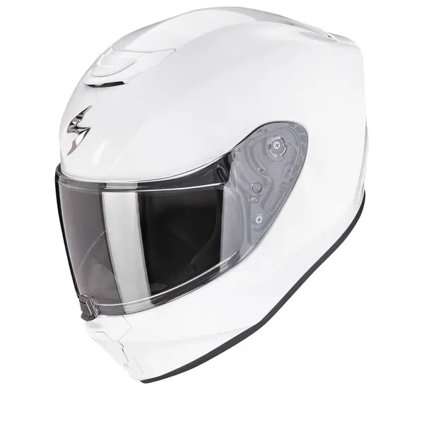 Image of Scorpion EXO-JNR White Full Face Helmet Size M
