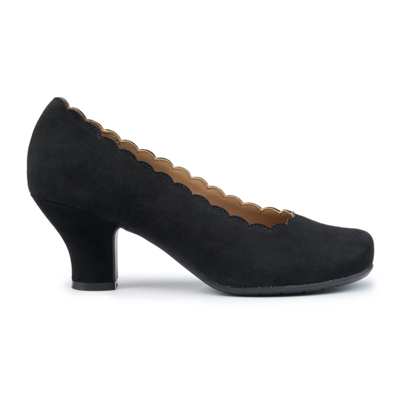 Image of Hotter 'Jive' Court Shoes Black